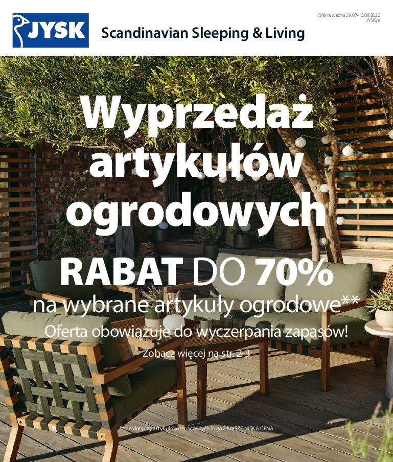 Gazetka Jysk 29/07/2026 – 16/08/2026 - strona 2