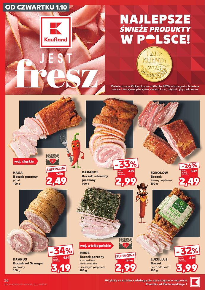 Gazetka Kaufland 01/10/2026 – 07/10/2026 - gazetki promocyjne str. 26