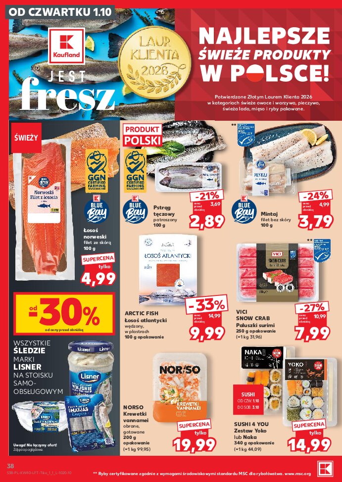Gazetka Kaufland 01/10/2026 – 07/10/2026 - gazetki promocyjne str. 38