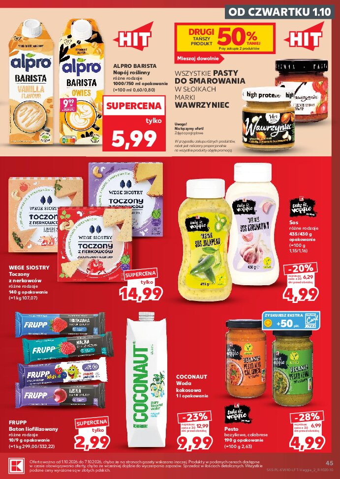 Gazetka Kaufland 01/10/2026 – 07/10/2026 - gazetki promocyjne str. 45