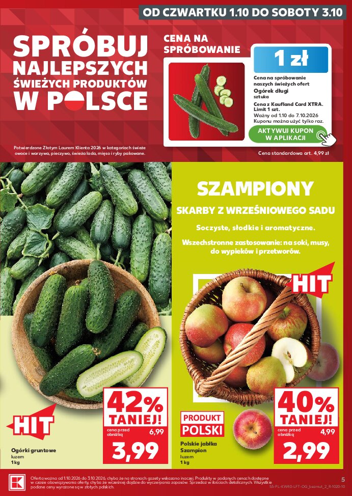 Gazetka Kaufland 01/10/2026 – 07/10/2026 - gazetki promocyjne str. 5