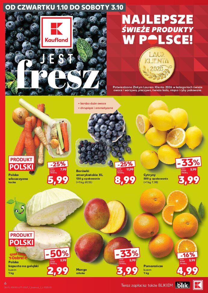 Gazetka Kaufland 01/10/2026 – 07/10/2026 - gazetki promocyjne str. 6