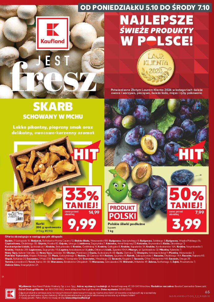Gazetka Kaufland 01/10/2026 – 07/10/2026 - gazetki promocyjne str. 65