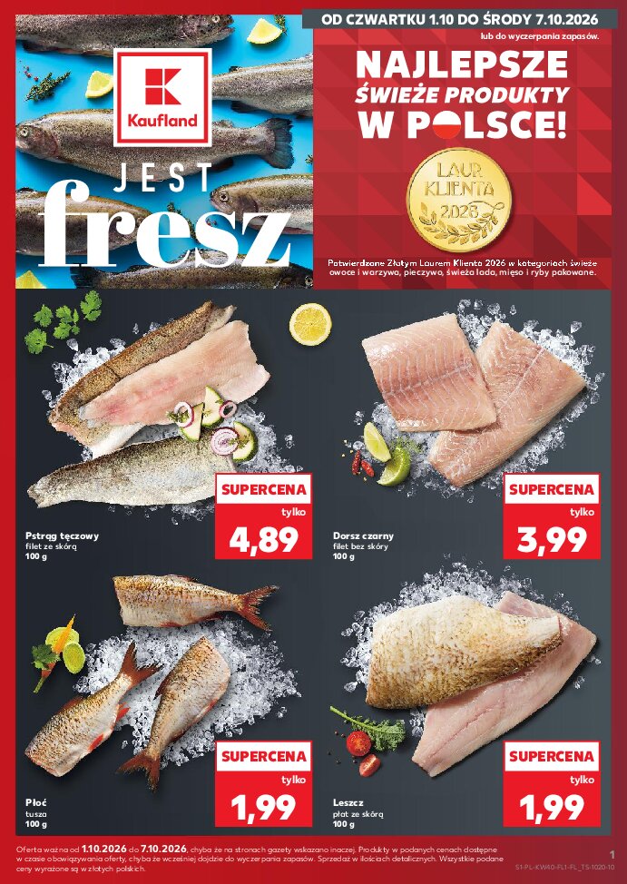 Gazetka Kaufland 01/10/2026 – 07/10/2026