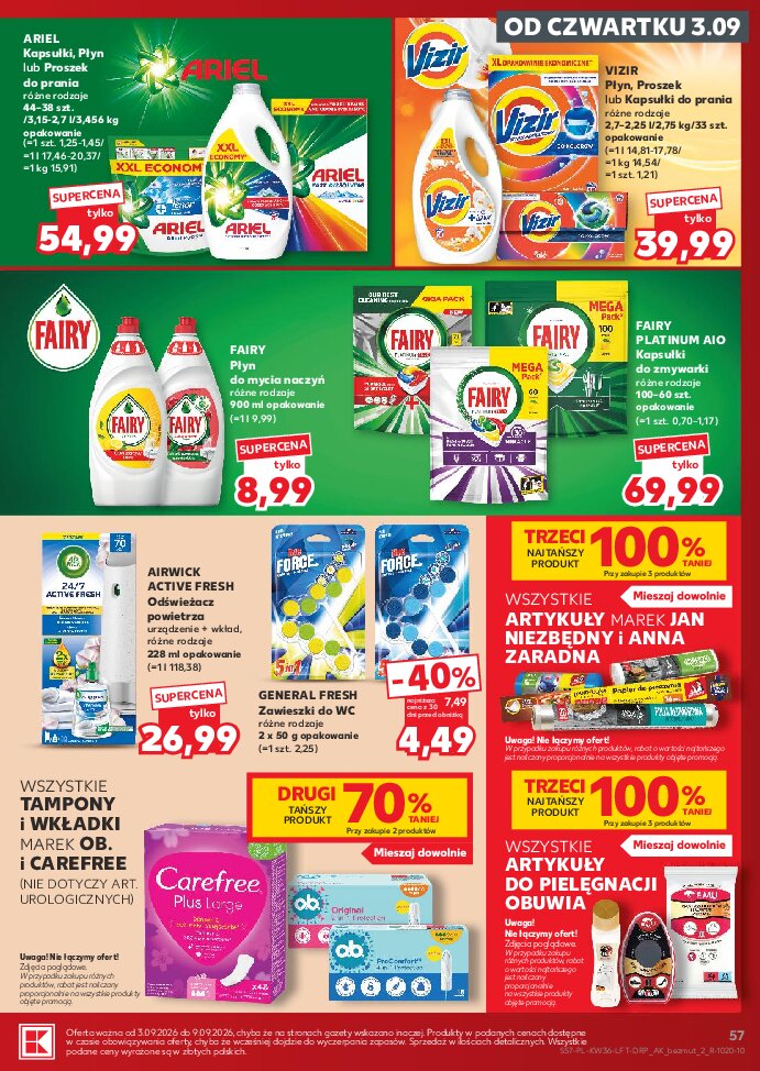Gazetka Kaufland 03/09/2026 – 09/09/2026 - gazetki promocyjne str. 57