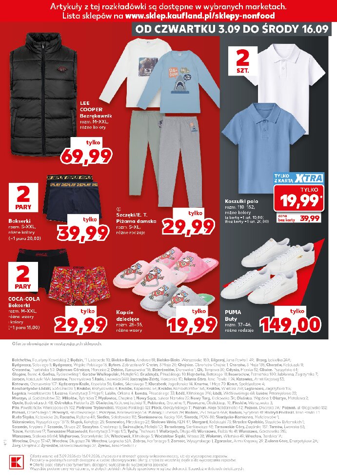 Bielizna - gazetki promocyjne str. 42
