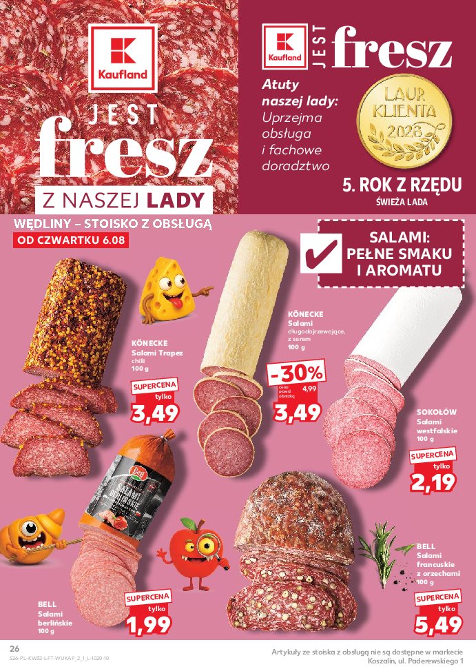 Gazetka Kaufland 06/08/2026 – 11/08/2026 - strona 26
