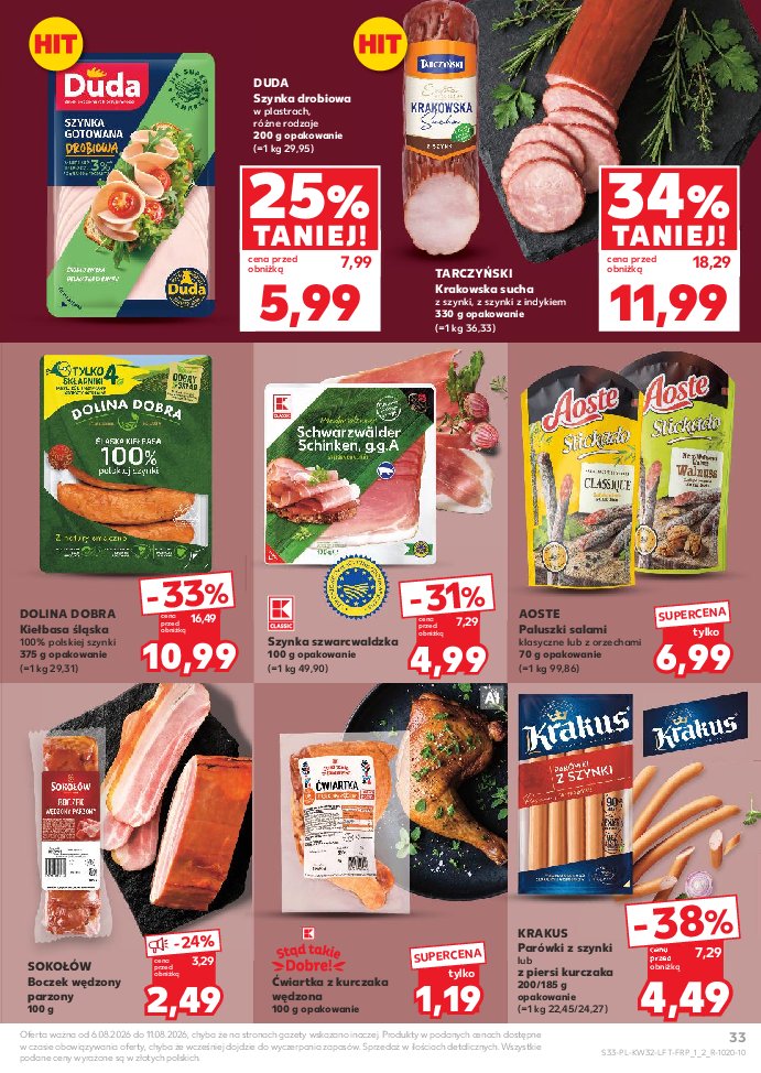 Gazetka Kaufland 06/08/2026 – 11/08/2026 - strona 33