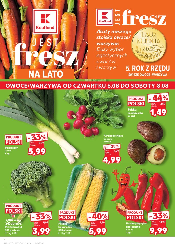 Gazetka Kaufland 06/08/2026 – 11/08/2026 - strona 4