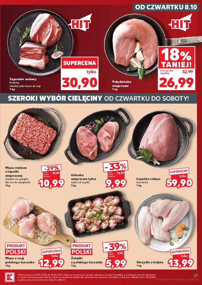 Gazetka Kaufland 08/10/2026 – 14/10/2026 - gazetki promocyjne str. 27