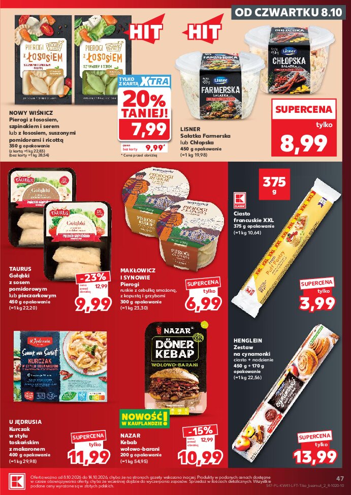 Gazetka Kaufland 08/10/2026 – 14/10/2026 - gazetki promocyjne str. 47