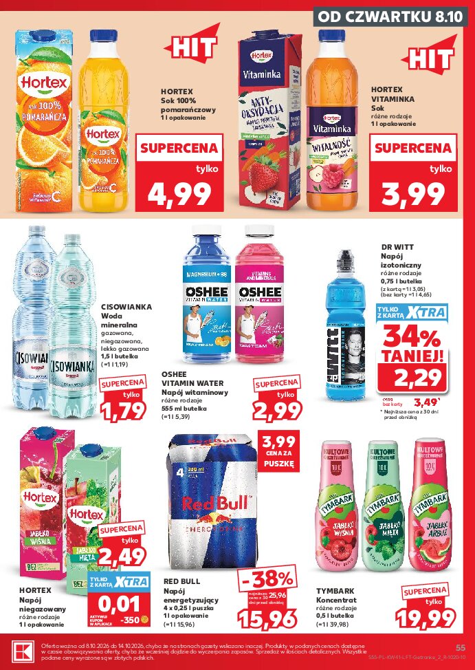 Gazetki promocyjne – napoje - gazetki promocyjne str. 13