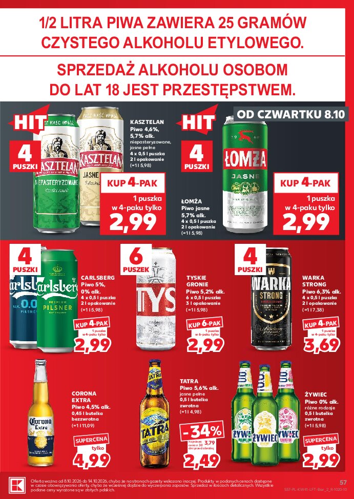 Gazetka Kaufland 08/10/2026 – 14/10/2026 - gazetki promocyjne str. 57