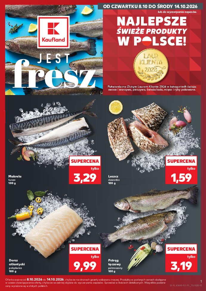 Gazetka Kaufland 08/10/2026 – 14/10/2026