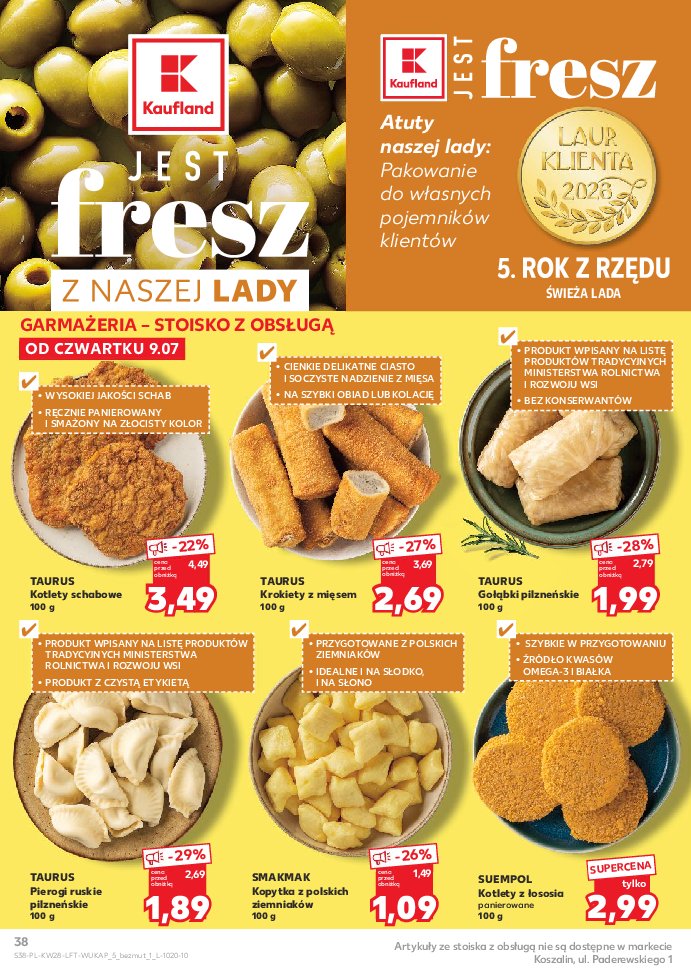 Gazetka Kaufland 09/07/2026 – 15/07/2026 - strona 38