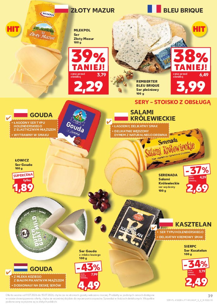 Gazetka Kaufland 09/07/2026 – 15/07/2026 - strona 39