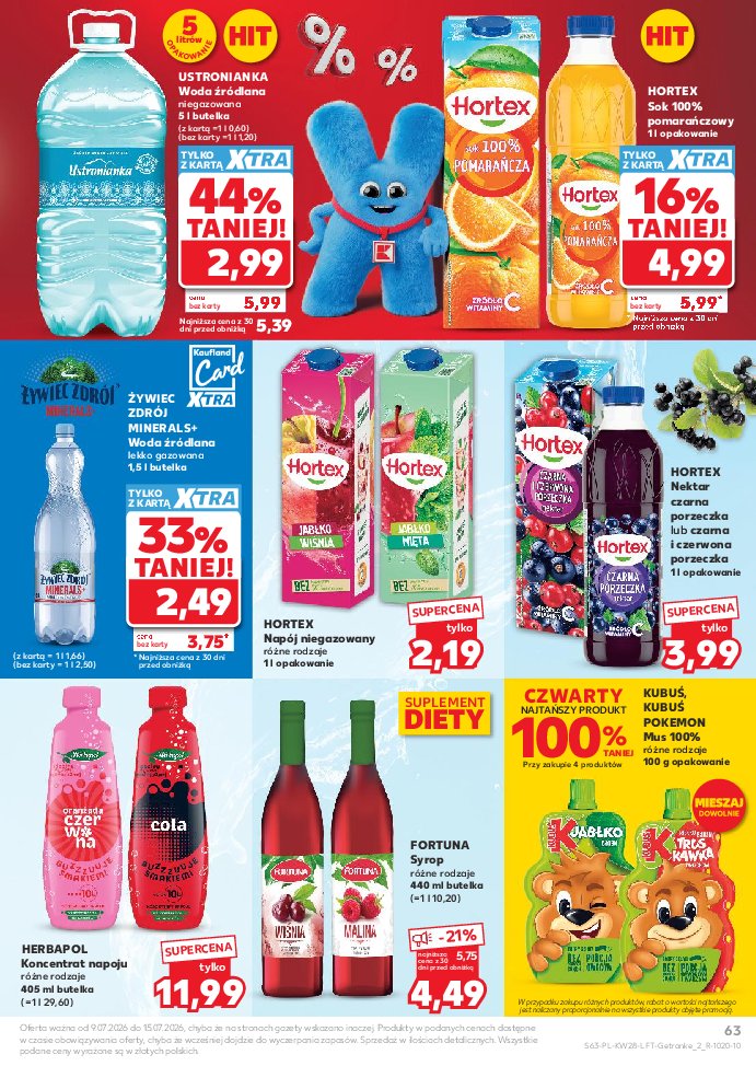 Gazetka Kaufland 09/07/2026 – 15/07/2026 - strona 63