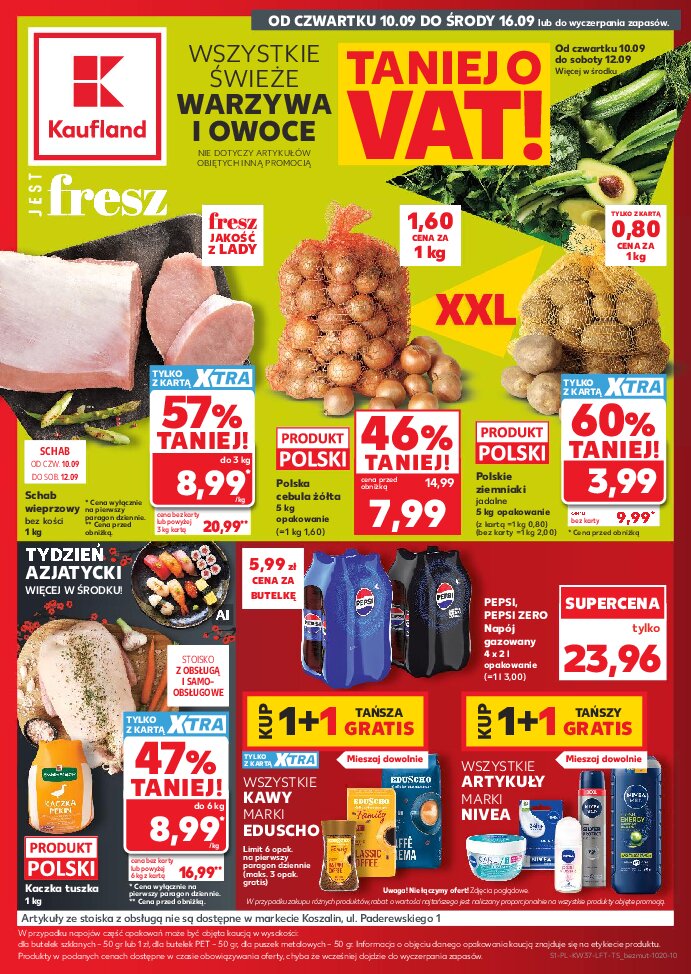 Gazetka Kaufland 10/09/2026 – 16/09/2026 - gazetki promocyjne str. 1