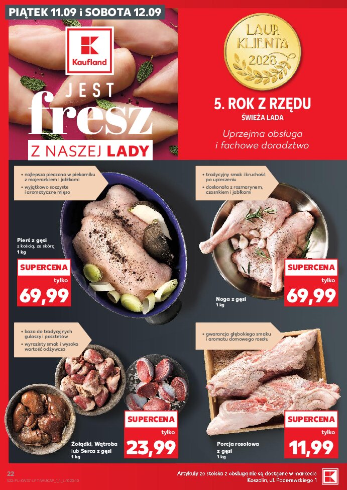 Gazetka Kaufland 10/09/2026 – 16/09/2026 - gazetki promocyjne str. 22
