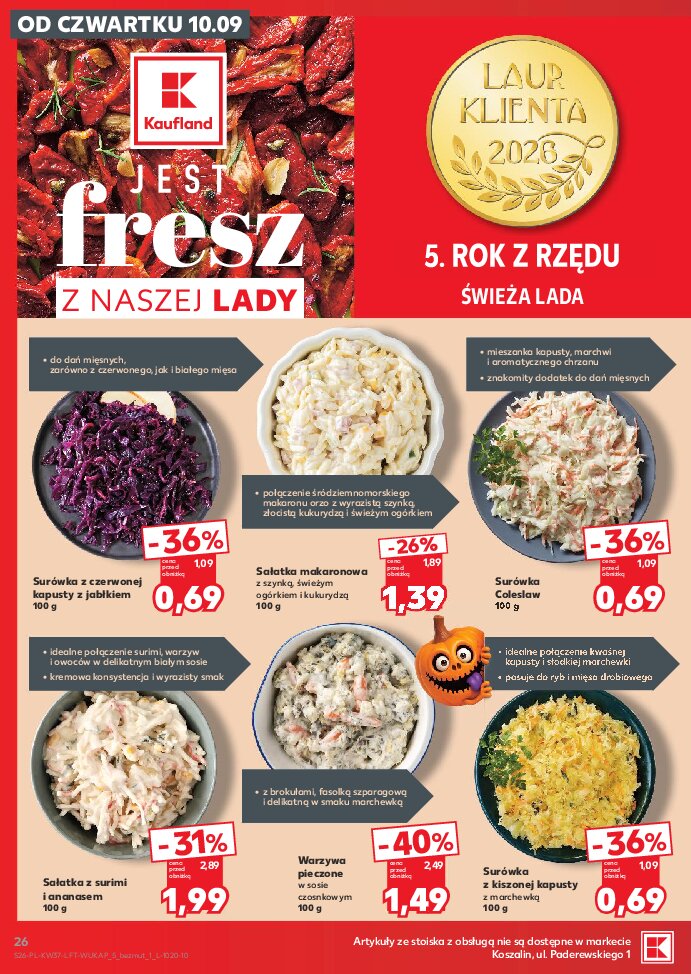 Gazetka Kaufland 10/09/2026 – 16/09/2026 - gazetki promocyjne str. 26