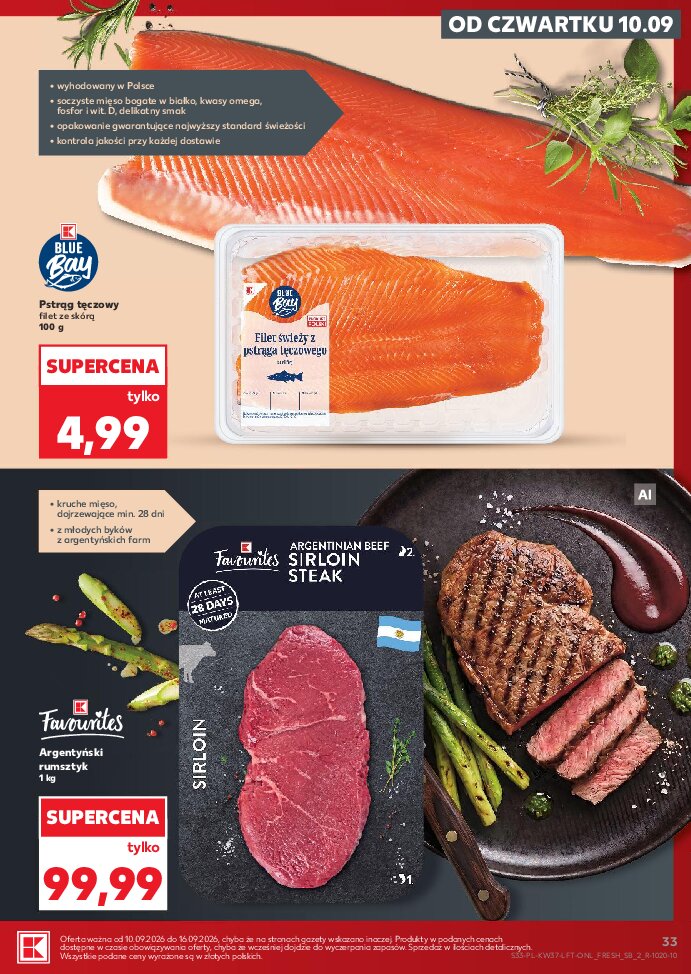 Gazetka Kaufland 10/09/2026 – 16/09/2026 - gazetki promocyjne str. 33
