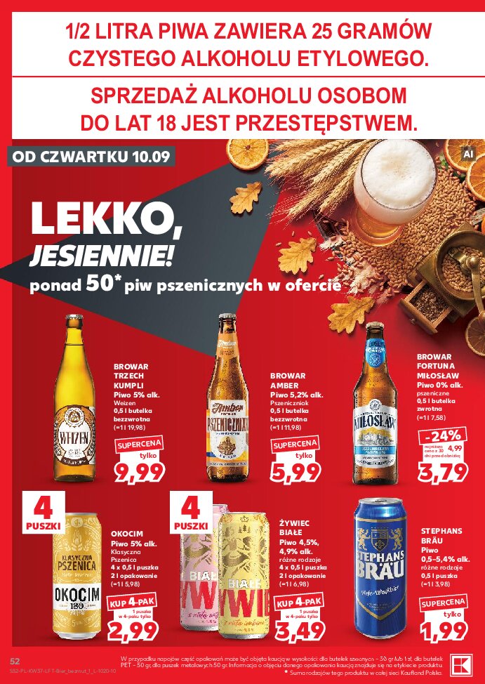 Gazetka Kaufland 10/09/2026 – 16/09/2026 - gazetki promocyjne str. 52