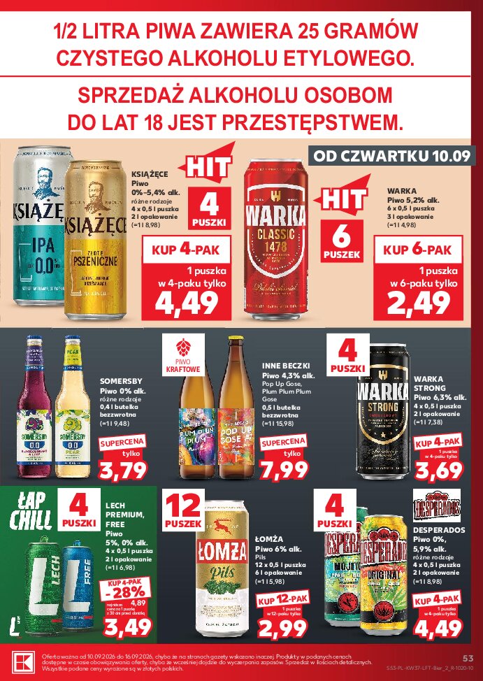 Gazetka Kaufland 10/09/2026 – 16/09/2026 - gazetki promocyjne str. 53