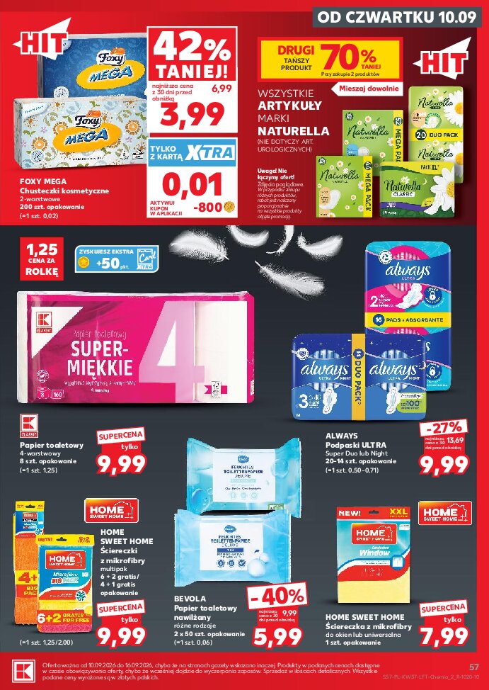 Gazetka Kaufland 10/09/2026 – 16/09/2026 - gazetki promocyjne str. 57