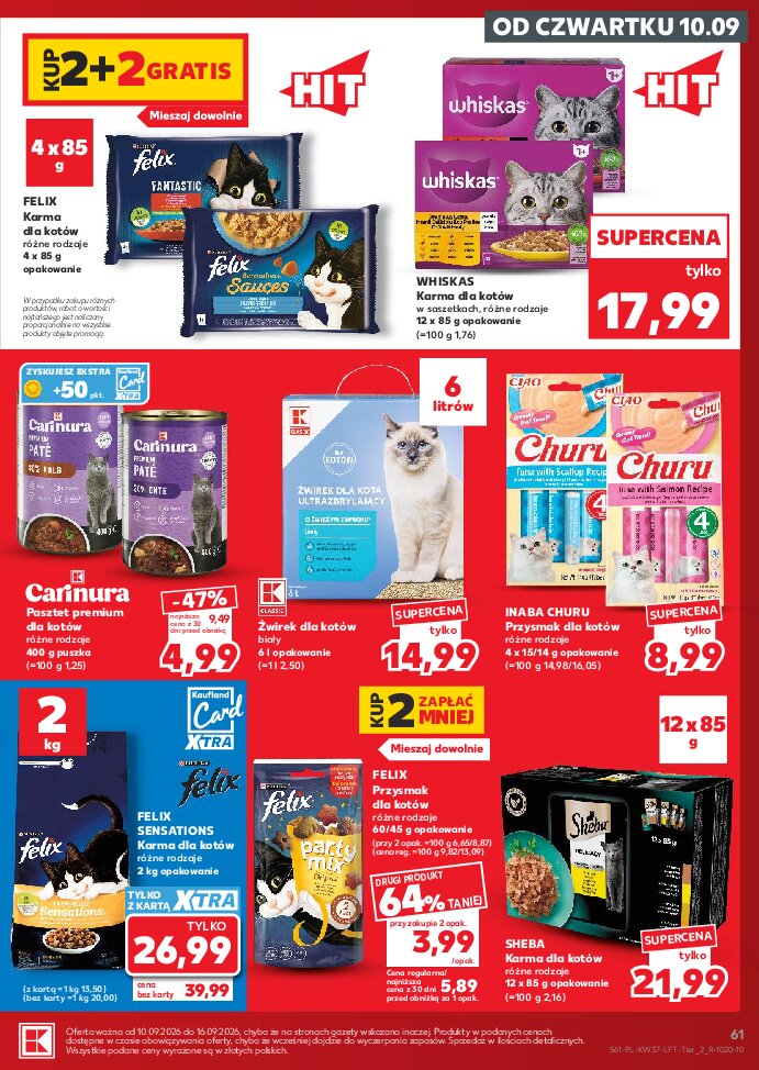Gazetka Kaufland 10/09/2026 – 16/09/2026 - gazetki promocyjne str. 61
