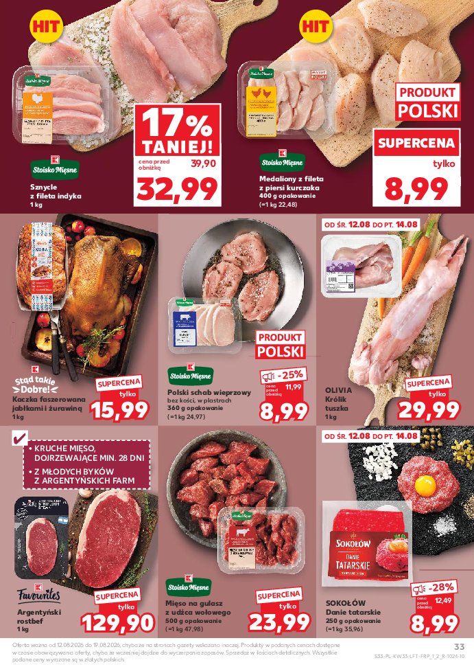 Gazetka Kaufland 12/08/2026 – 19/08/2026 - strona 33