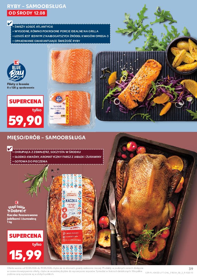 Gazetka Kaufland 12/08/2026 – 19/08/2026 - strona 39
