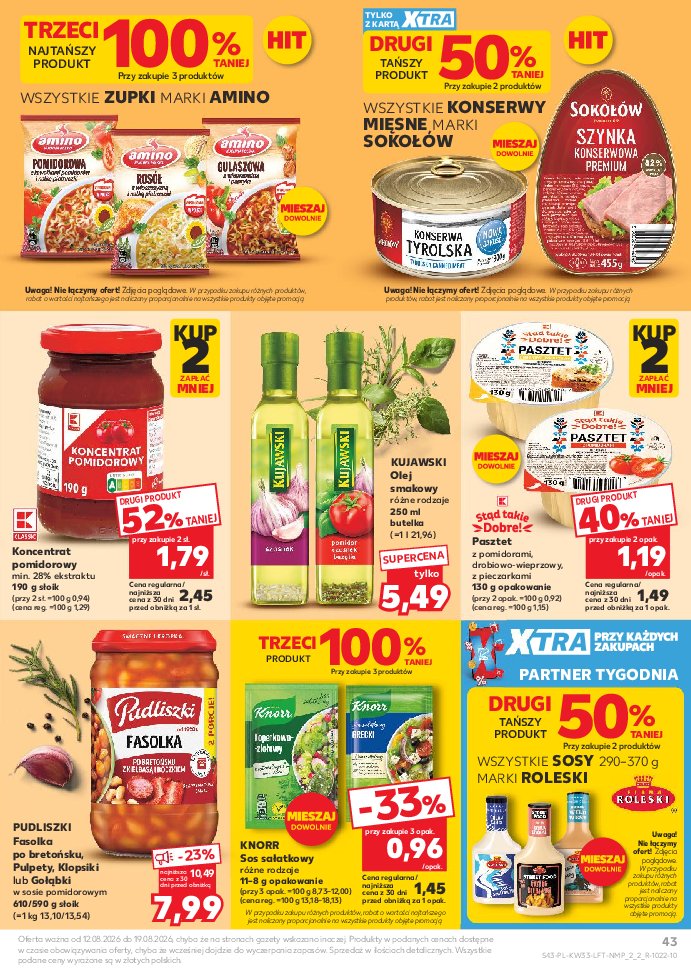 Gazetka Kaufland 12/08/2026 – 19/08/2026 - strona 43