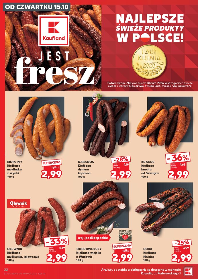 Gazetka Kaufland 15/10/2026 – 21/10/2026 - gazetki promocyjne str. 22