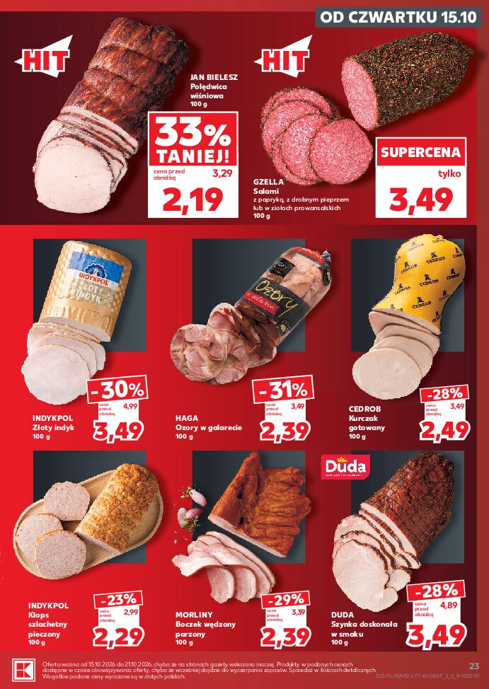 Gazetka Kaufland 15/10/2026 – 21/10/2026 - gazetki promocyjne str. 23