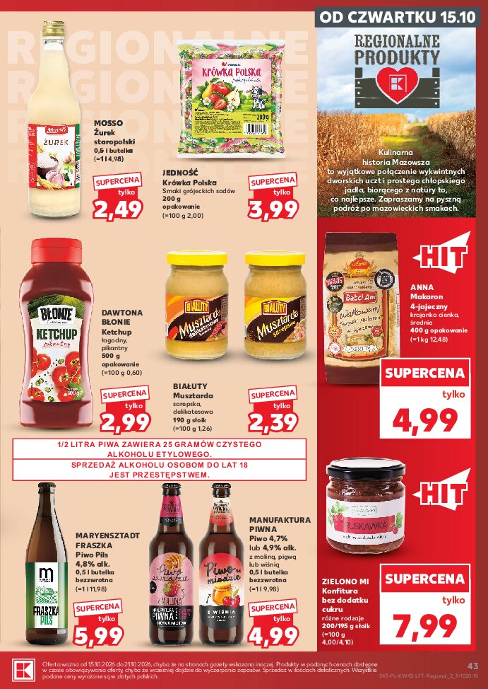 Gazetka Kaufland 15/10/2026 – 21/10/2026 - gazetki promocyjne str. 43