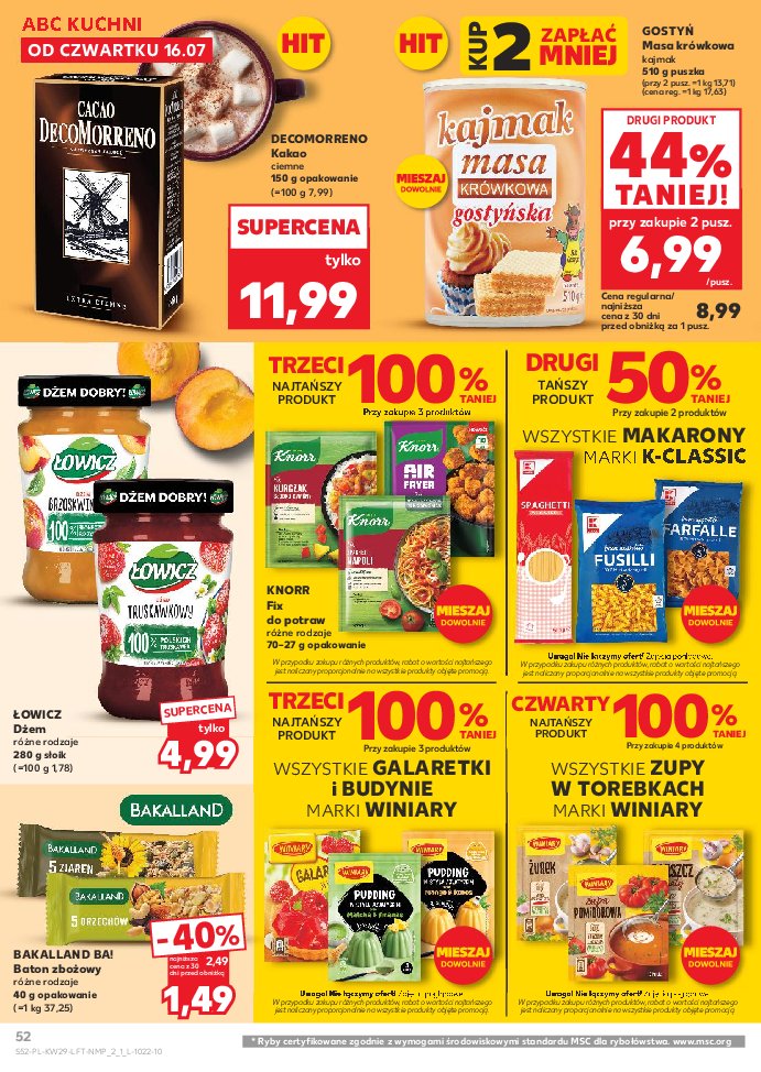 Gazetka Kaufland 16/07/2026 – 22/07/2026 - strona 52
