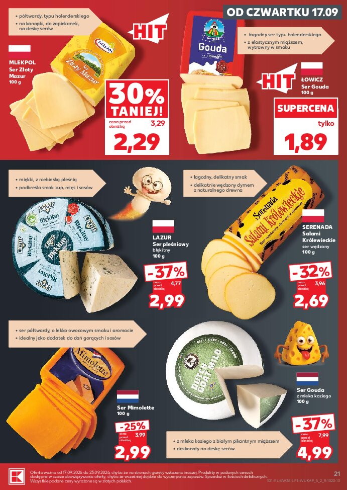 Gazetka Kaufland 17/09/2026 – 23/09/2026 - gazetki promocyjne str. 21
