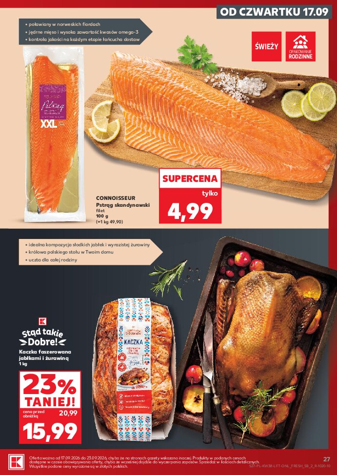 Gazetka Kaufland 17/09/2026 – 23/09/2026 - gazetki promocyjne str. 27