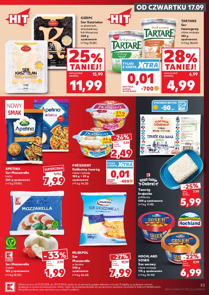 Gazetka Kaufland 17/09/2026 – 23/09/2026 - gazetki promocyjne str. 33