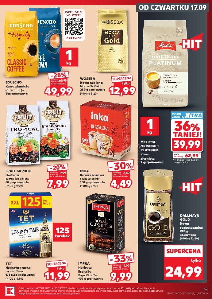 Gazetka Kaufland 17/09/2026 – 23/09/2026 - gazetki promocyjne str. 37