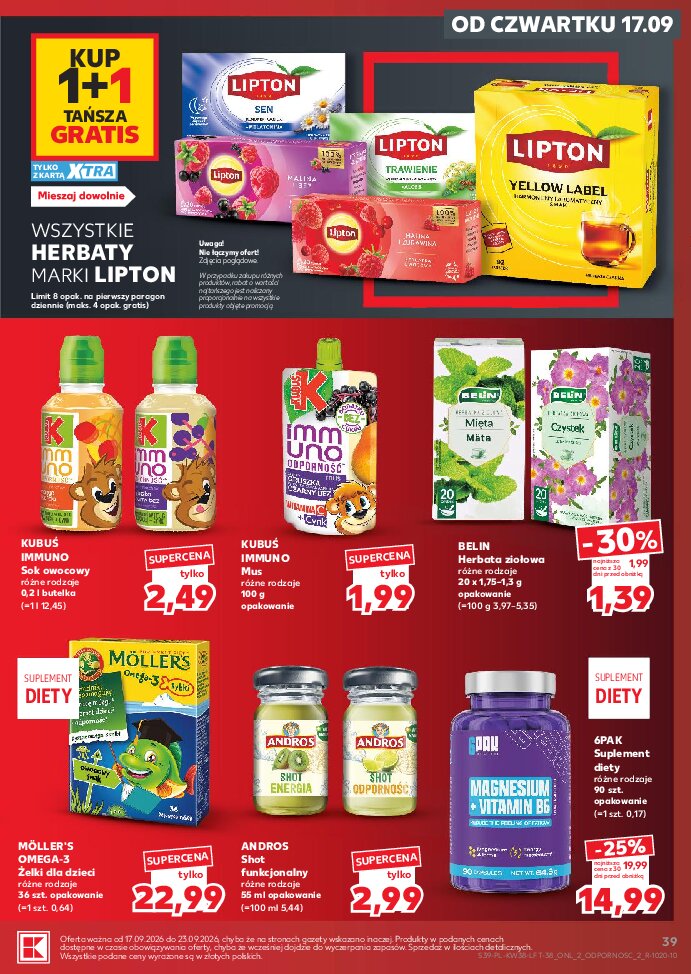 Gazetka Kaufland 17/09/2026 – 23/09/2026 - gazetki promocyjne str. 39