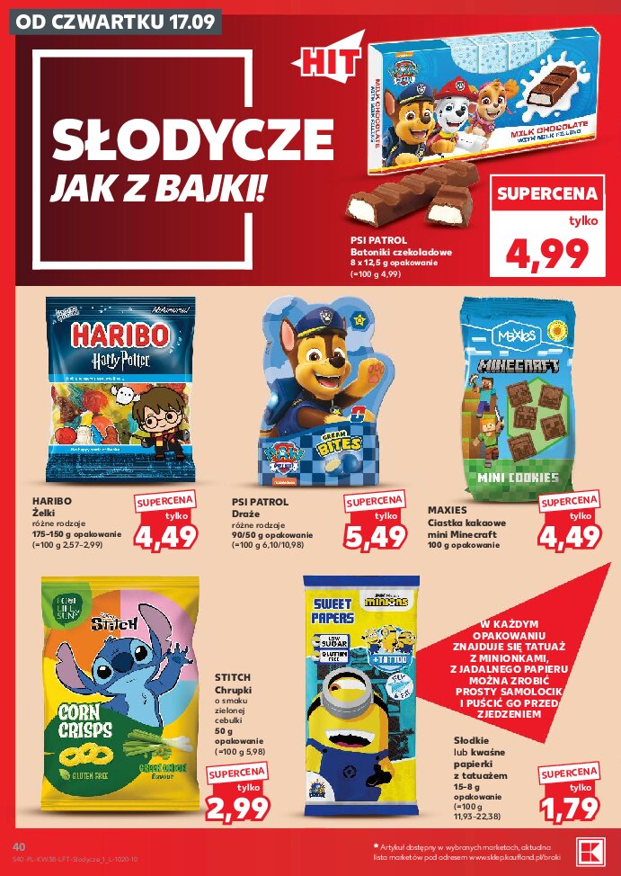 Gazetka Kaufland 17/09/2026 – 23/09/2026 - gazetki promocyjne str. 40