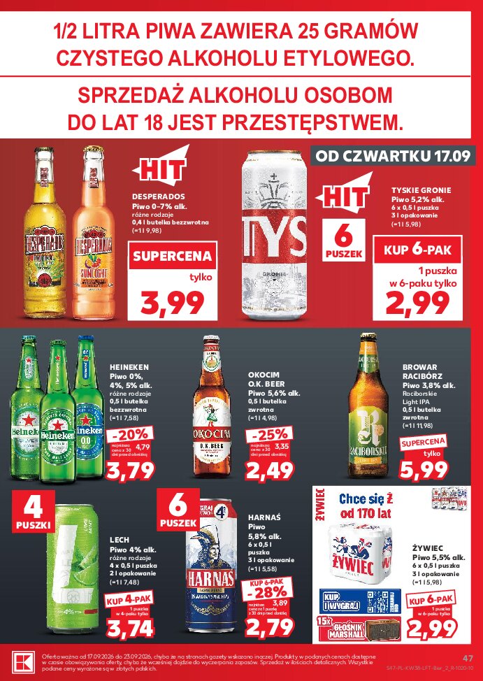 Gazetka Kaufland 17/09/2026 – 23/09/2026 - gazetki promocyjne str. 47