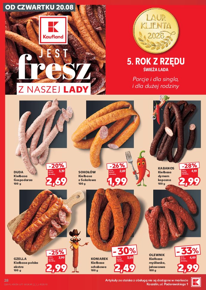 Gazetka Kaufland 20/08/2026 – 26/08/2026 - gazetki promocyjne str. 28