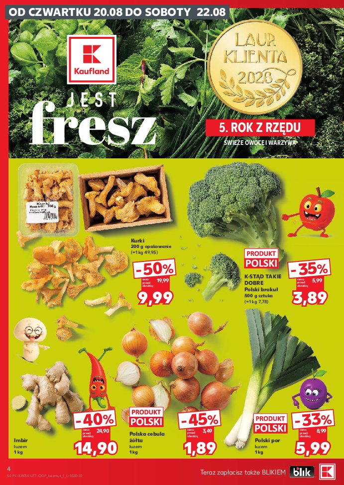 Gazetka Kaufland 20/08/2026 – 26/08/2026 - gazetki promocyjne str. 4