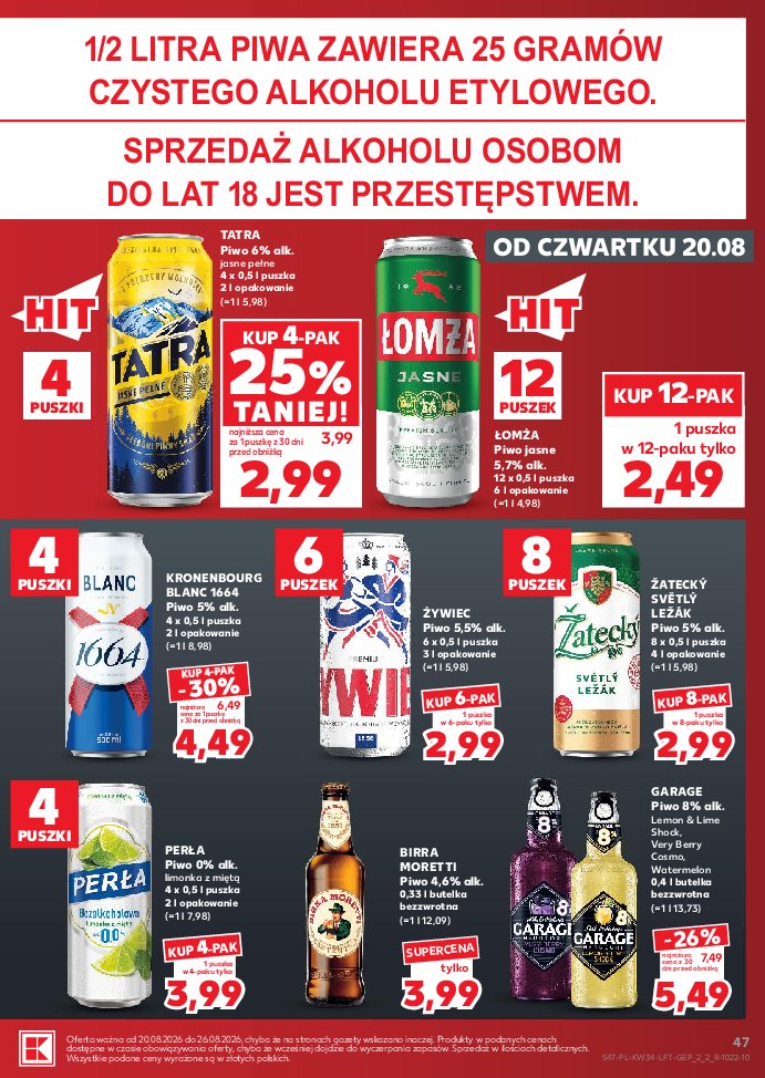 Gazetka Kaufland 20/08/2026 – 26/08/2026 - gazetki promocyjne str. 47