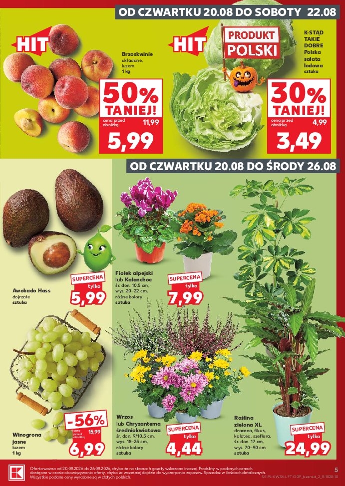 Gazetka Kaufland 20/08/2026 – 26/08/2026 - gazetki promocyjne str. 5
