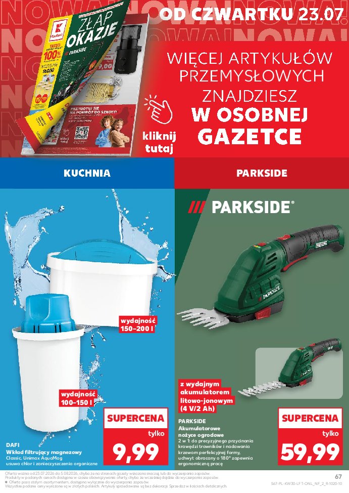 Gazetka Kaufland 23/07/2026 – 29/07/2026 - strona 67