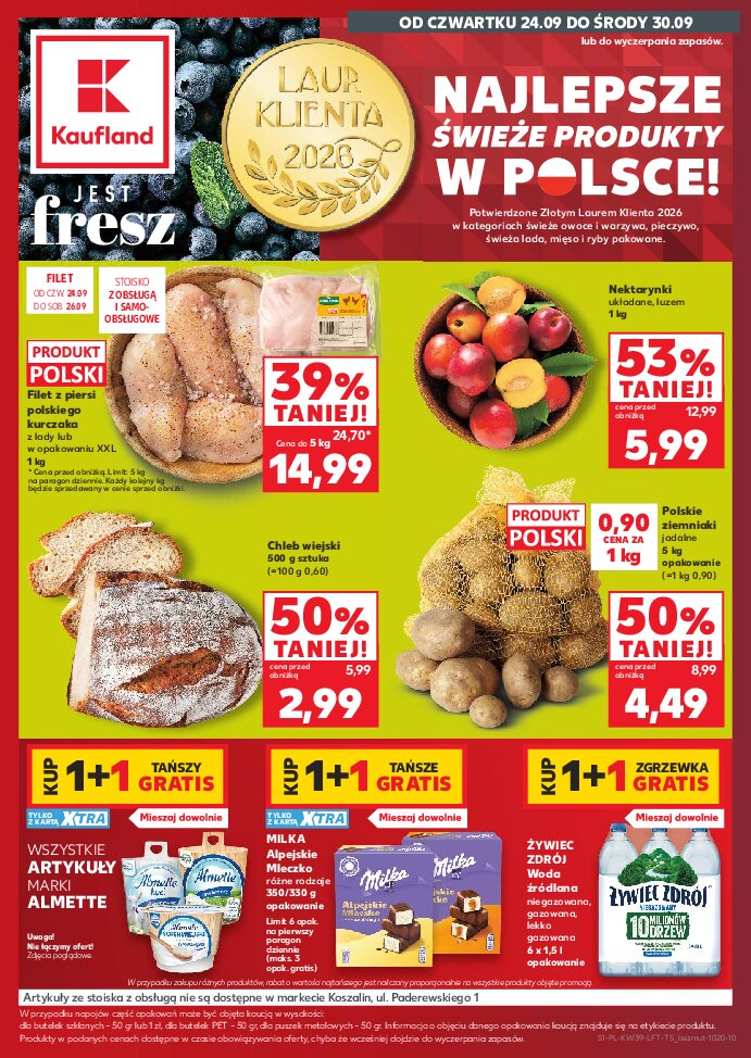 Gazetka Kaufland 24/09/2026 – 30/09/2026 - gazetki promocyjne str. 1