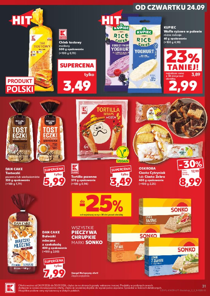 Gazetka Kaufland 24/09/2026 – 30/09/2026 - gazetki promocyjne str. 31
